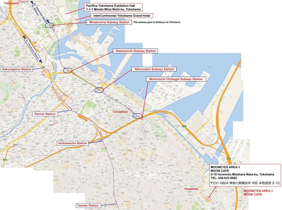 Mapa Chatelet Yokohama
