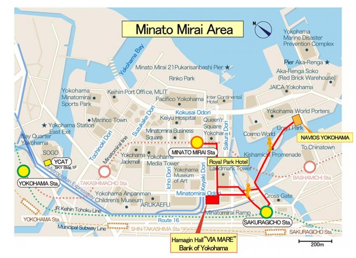Minato Mirai 21 mapie