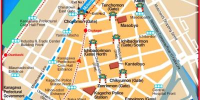 Mapa Yokohama Chinatown